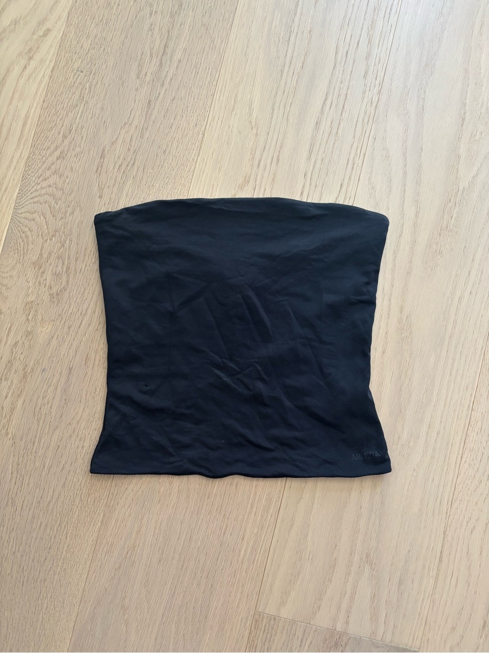 Aritzia Contour Black Strapless Tube Top